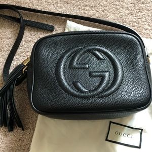 Gucci soho disco black bag